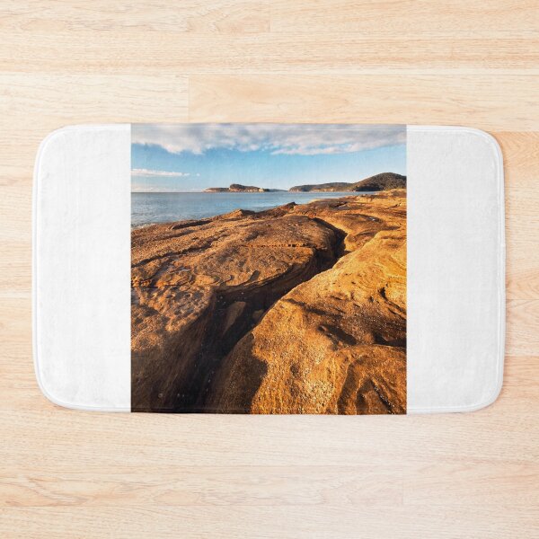 Item preview, Golden Light on the rocks at Umina Beach on the NSW Central Coast designed and sold by Geoff Wols.