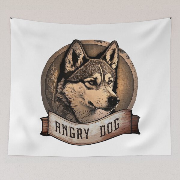 Item preview, Angry dog: Husky designed and sold by BWstudios.