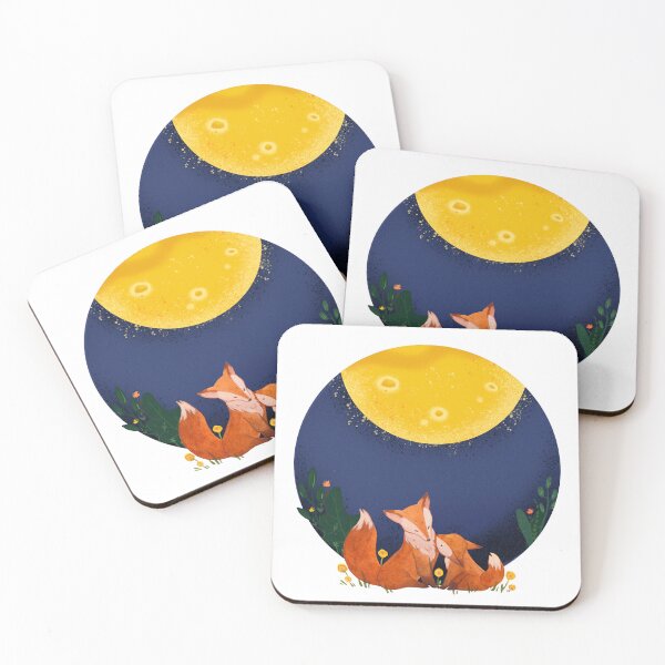 Item preview, Moongazing foxes designed and sold by CreativeStrand.