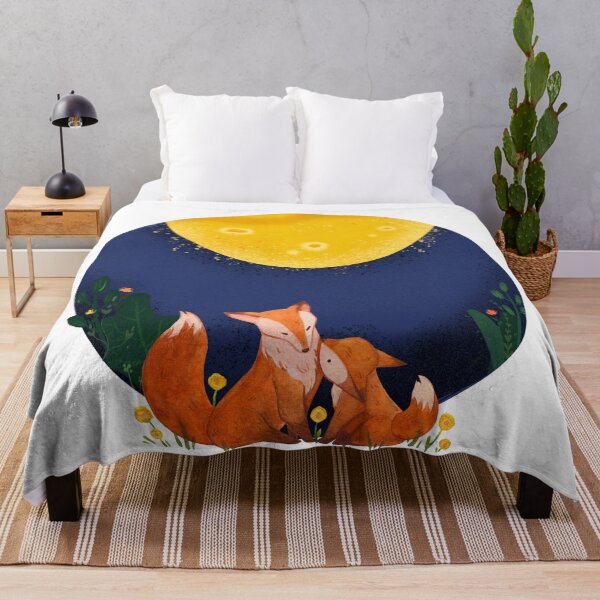 Item preview, Moongazing foxes designed and sold by CreativeStrand.