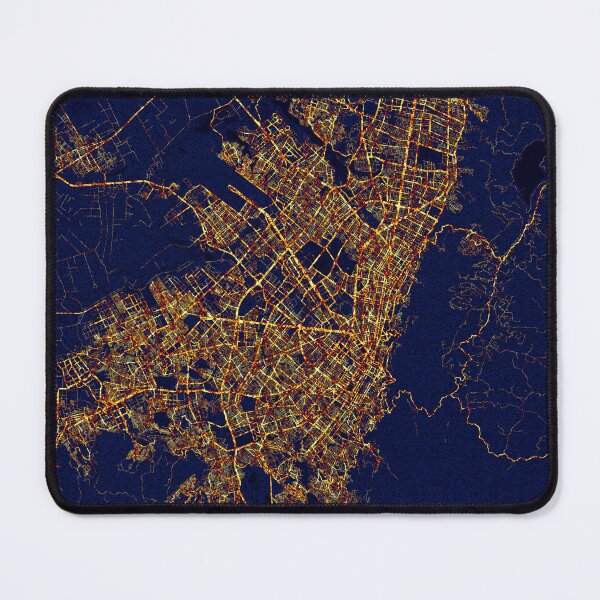 Item preview, Bogota, Colombia Map -  City At Night designed and sold by deMAP.