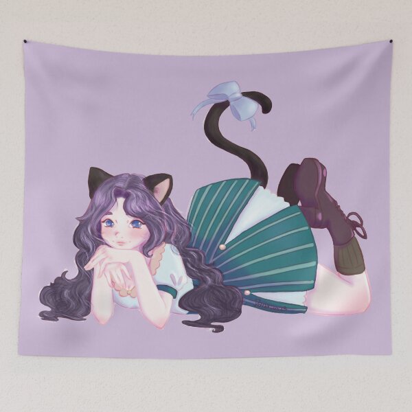 Item preview, Cat Girl designed and sold by ArtofDana.