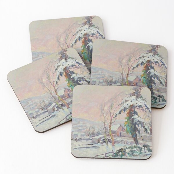 Item preview, Snowy Village by Robert Antoine Pinchon designed and sold by tomorrowsart.