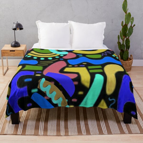 Item preview, Artistic Soul Psychedelic Graphic Design 4, Abstraction, bold colorful abstract playful design inspired by nature designed and sold by Adri Barnard.
