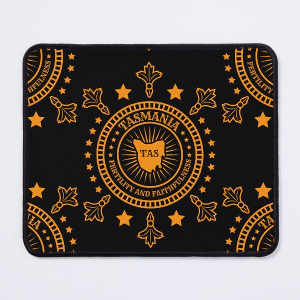 Item preview, Tasmania State Australia - Fertility and Faithfulness - Map Badge designed and sold by Ranggasme.