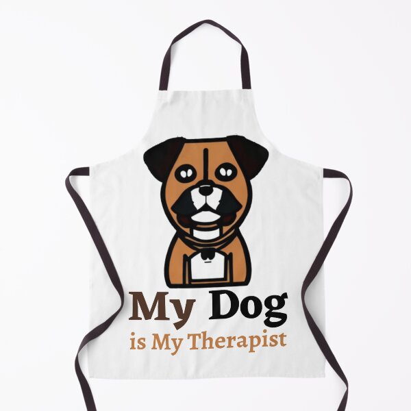 Item preview, My dog is my therapist - Man's Best Friend designed and sold by WBP Mart.