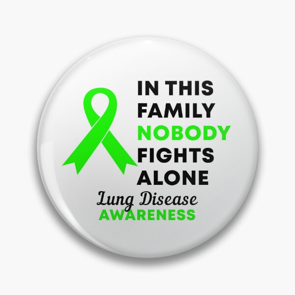 Item preview, In This Family Nobody Fights Alone Lung Disease Awareness designed and sold by Color-Sparkle.