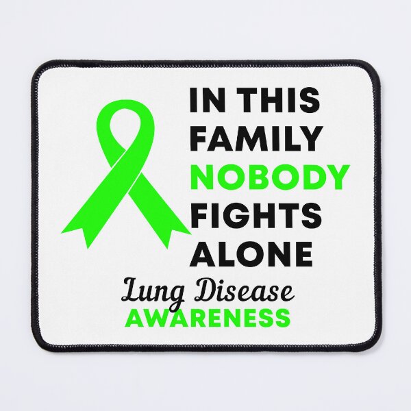 Item preview, In This Family Nobody Fights Alone Lung Disease Awareness designed and sold by Color-Sparkle.