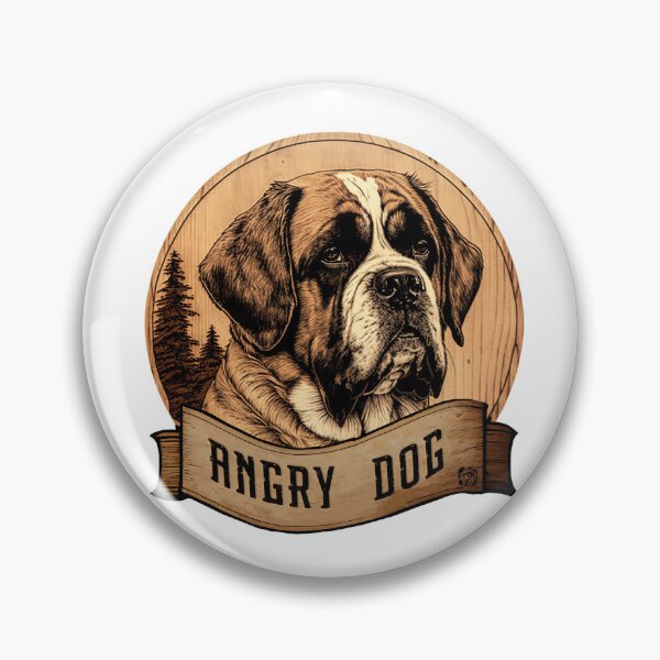 Item preview, Angry dog: St. Bernard designed and sold by BWstudios.