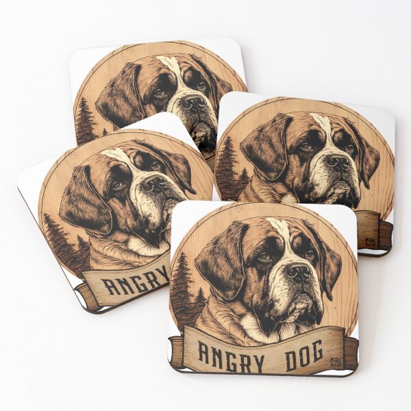 Item preview, Angry dog: St. Bernard designed and sold by BWstudios.