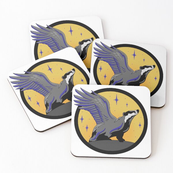 Item preview, Huffleclaw Eagle Badger Combination House Emblem designed and sold by Thenerdlady.