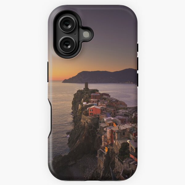 Aperçu de l'œuvre Village de Vernazza et soleil couchant. Cinque Terre créée et vendue par Stefano Orazzini.