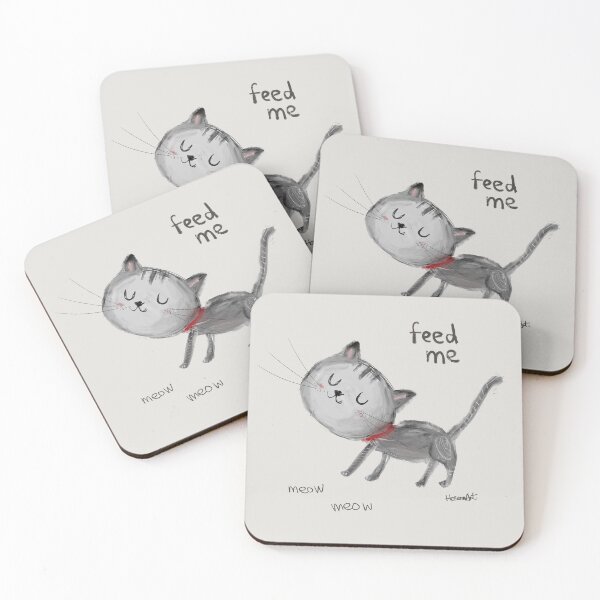 Item preview, Feed me Meow designed and sold by hosannart.