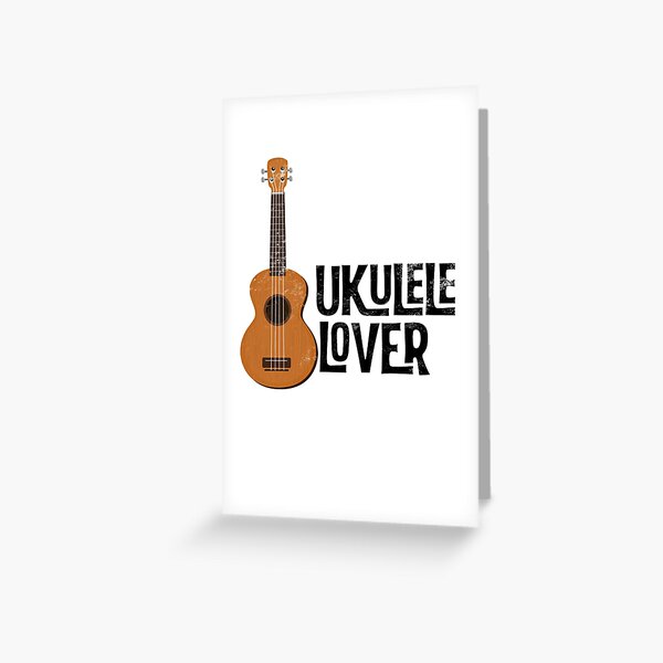 Cartes De Vœux Sur Le Theme Ukulele Redbubble