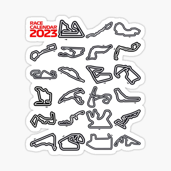 race-calendar-2023-sticker-for-sale-by-reval-store-redbubble