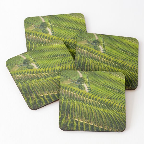 Item preview, Langhe region, roads and trees among the vineyards. Italy designed and sold by Stefano Orazzini.
