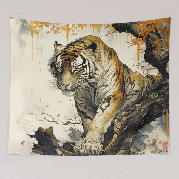Item preview, Abstract Tiger designed and sold by Esoteric Designs.