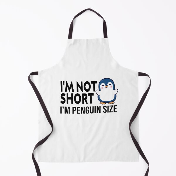Item preview, cute I'm Not Short I'm Penguin Size Sassy funny sarcastic offended Rude saying  designed and sold by joygift369.