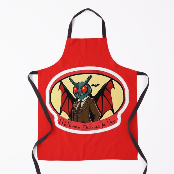 Item preview, Mothman Believes In You! : Mothman Believes In You and all I got was this Funny vinyl cryptid bumper sticker designed and sold by SkiMountain.