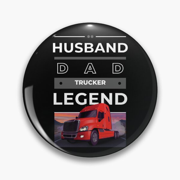 Item preview, Husband Dad Trucker Legend - Cool and Funny Trucker designed and sold by TheArtfulAttic.