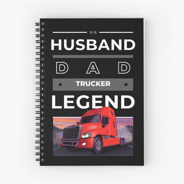 Item preview, Husband Dad Trucker Legend - Cool and Funny Trucker designed and sold by TheArtfulAttic.