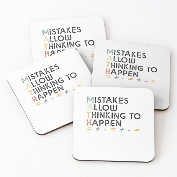Item preview, Mistakes Allow Thinking To Happen - Mental Abuse To Human designed and sold by Amineharoni.