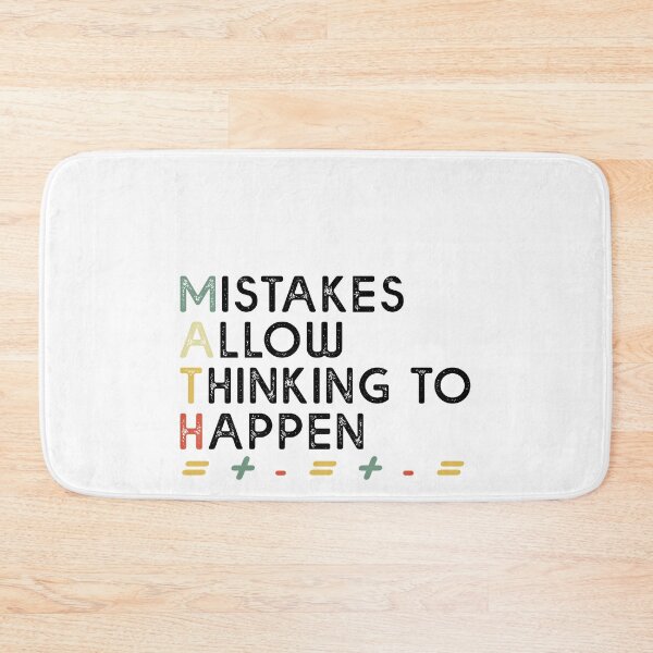 Item preview, Mistakes Allow Thinking To Happen - Mental Abuse To Human designed and sold by Amineharoni.