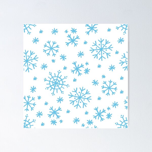 Item preview, snowflakes seamless doodle pattern designed and sold by zizimentos.