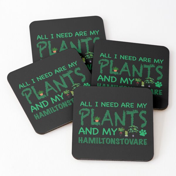 Item preview, All I Need Are My Plants and My Hamiltonstovare - Dog designed and sold by CJC Designs.