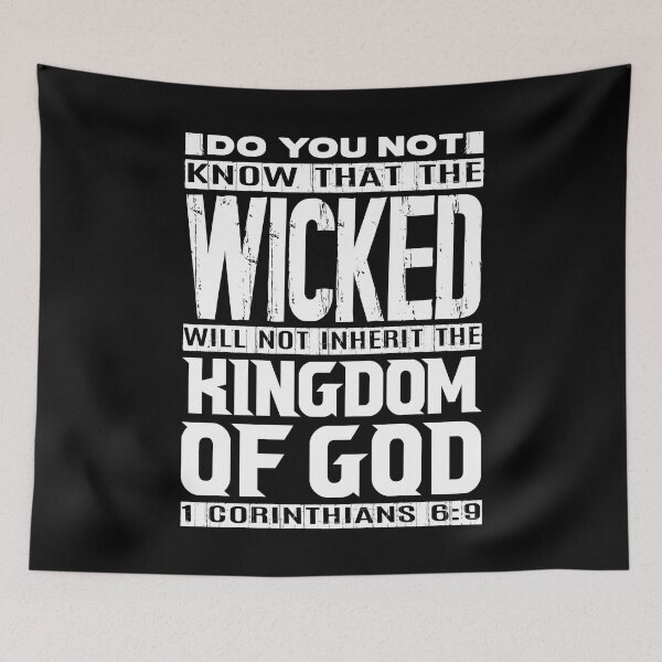 Item preview, Kingdom Of God 1 Corinthians 6:9 designed and sold by plushism.