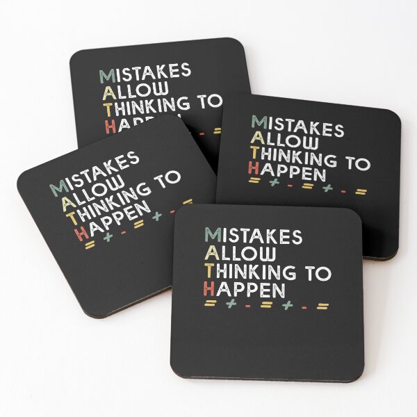Item preview, Mistakes Allow Thinking To Happen - Mental Abuse To Human designed and sold by Amineharoni.