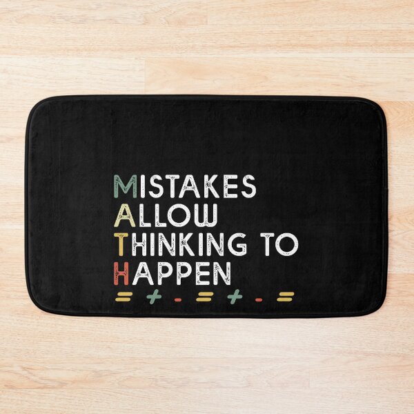 Item preview, Mistakes Allow Thinking To Happen - Mental Abuse To Human designed and sold by Amineharoni.