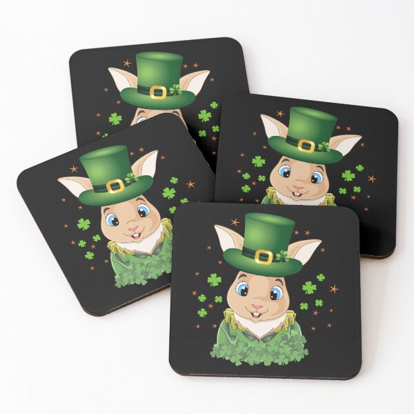 Item preview, St Patrick's Day Rabbit Shamrock  designed and sold by finchestee.