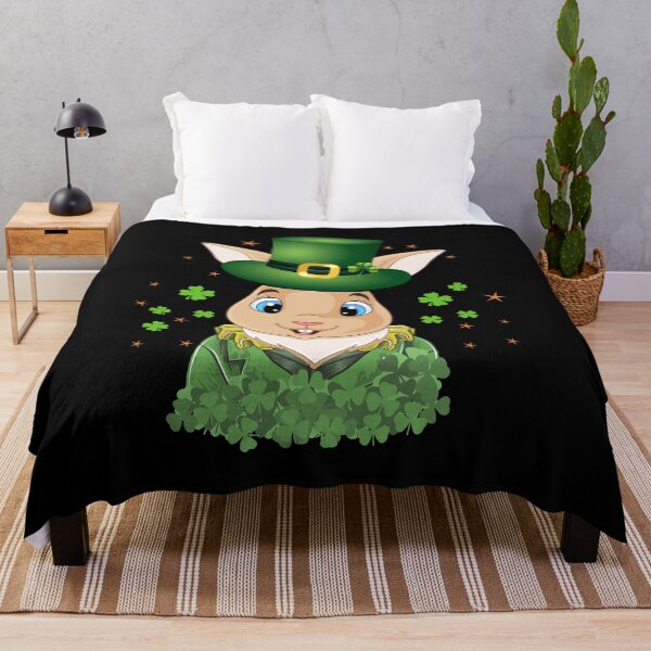 Item preview, St Patrick's Day Rabbit Shamrock designed and sold by finchestee.