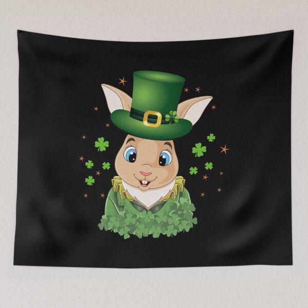 Item preview, St Patrick's Day Rabbit Shamrock  designed and sold by finchestee.