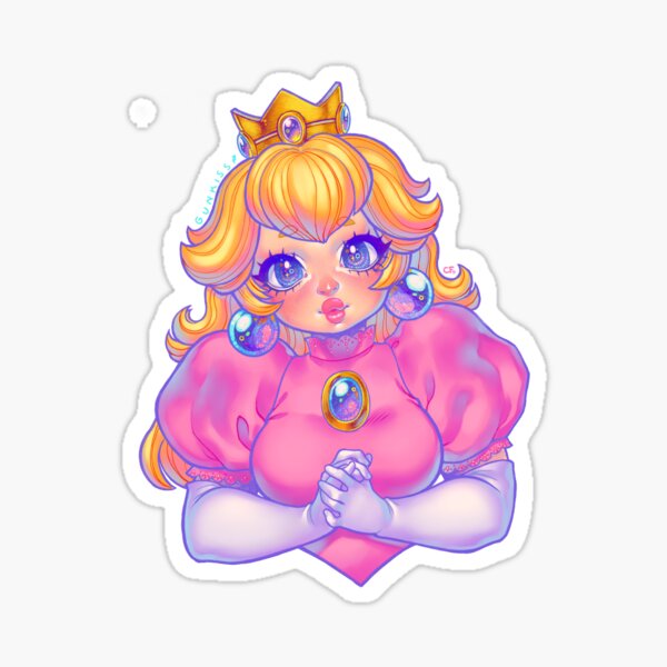 Just Peachy Sticker