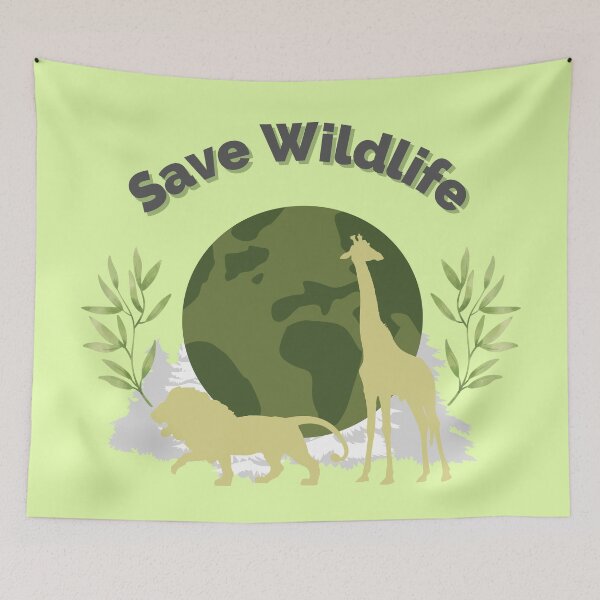 Item preview, Save Wildlife designed and sold by MedEla  ⭐⭐⭐⭐⭐.