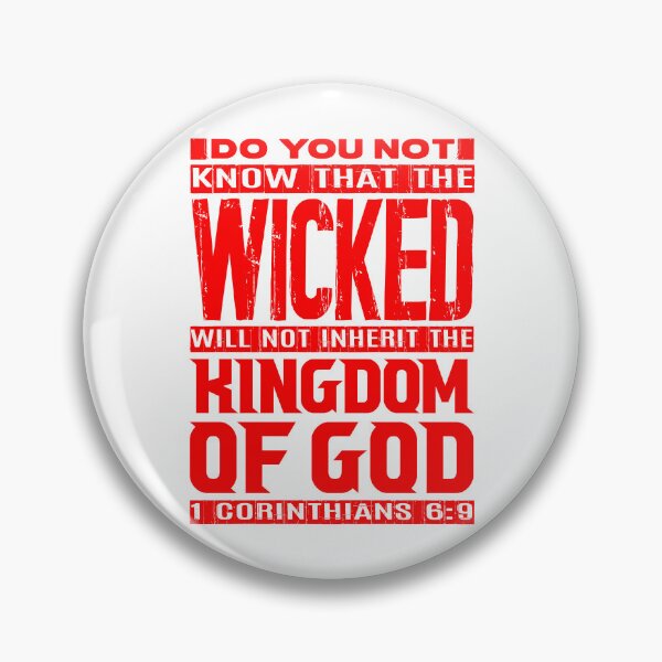 Item preview, Kingdom Of God 1 Corinthians 6:9 designed and sold by plushism.
