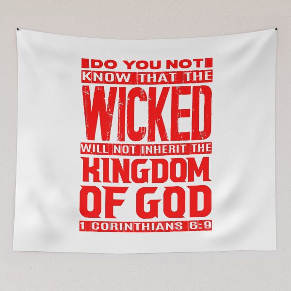 Item preview, Kingdom Of God 1 Corinthians 6:9 designed and sold by plushism.