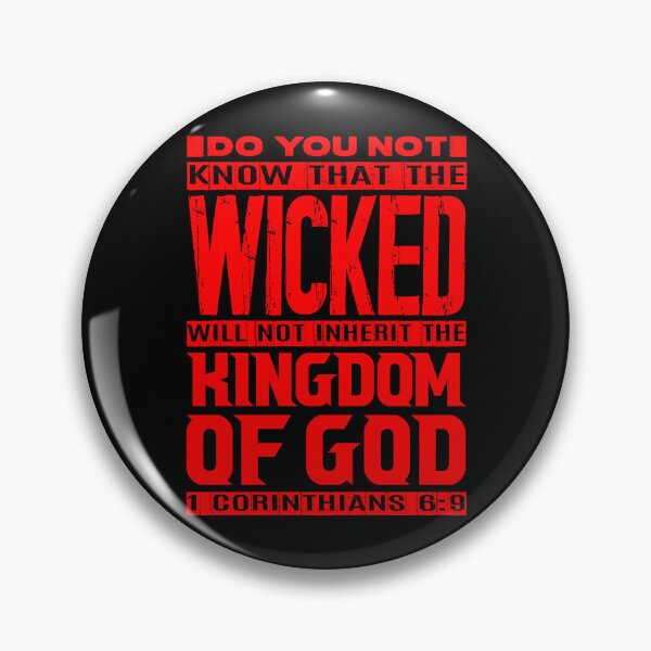 Item preview, Kingdom Of God 1 Corinthians 6:9 designed and sold by plushism.