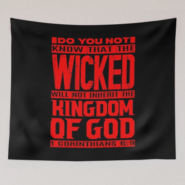 Item preview, Kingdom Of God 1 Corinthians 6:9 designed and sold by plushism.