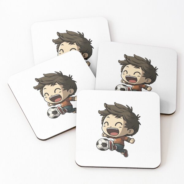 Item preview, Youngster playing football designed and sold by Digital-Space.