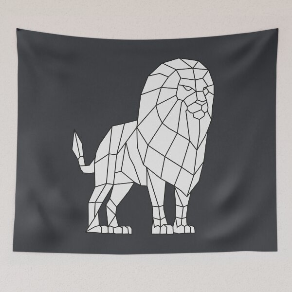 Item preview, Origami Low Poly Lion designed and sold by shaldesign.