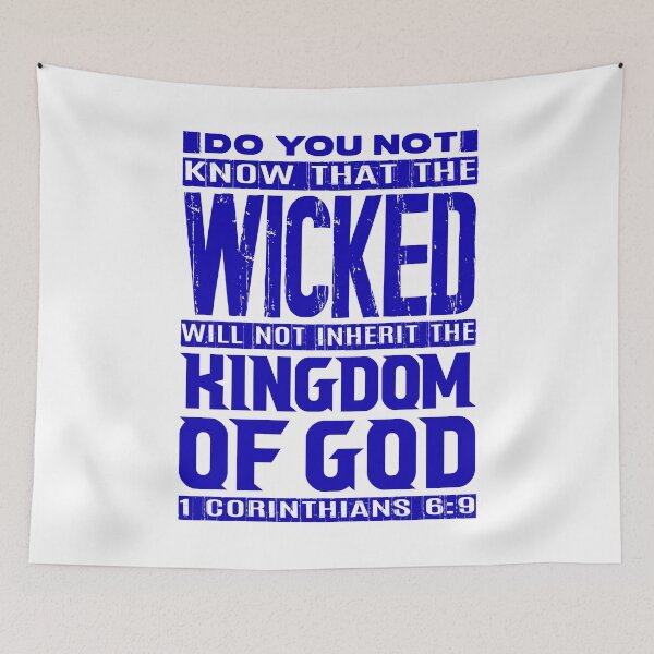 Item preview, Kingdom Of God 1 Corinthians 6:9 designed and sold by plushism.