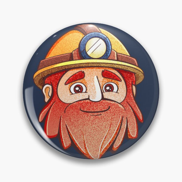 Item preview, Cartoon hero miner in comic style designed and sold by xiukab.