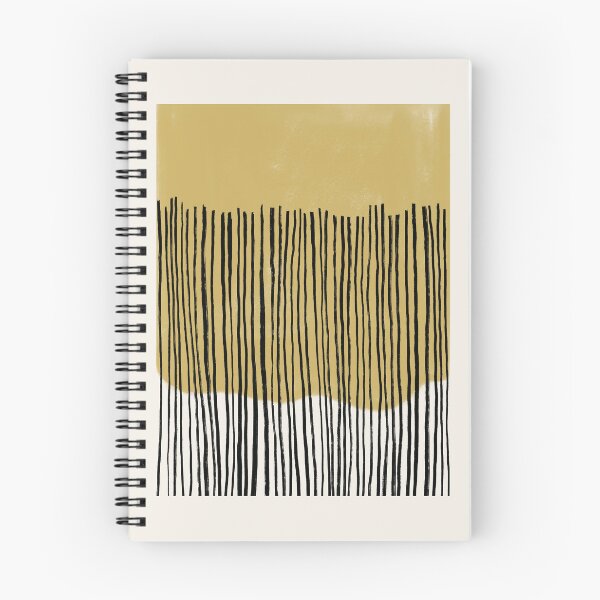 Item preview, Black Stripes In Ochre designed and sold by BohomadicStudio.