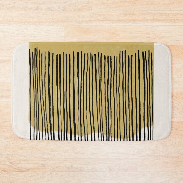 Item preview, Black Stripes In Ochre designed and sold by BohomadicStudio.