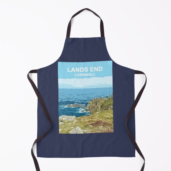 Item preview, Lands End Cornwall. Cornish gift. Travel poster designed and sold by BarbaraGlebska.