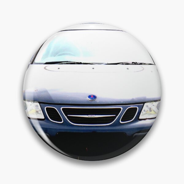 Item preview, Saab 9-3 OG 1st generation classic car high contrast designed and sold by soitwouldseem.