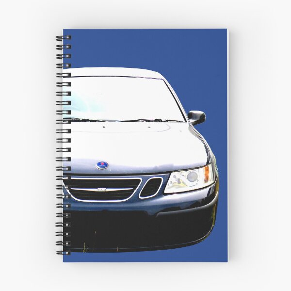 Item preview, Saab 9-3 OG 1st generation classic car high contrast designed and sold by soitwouldseem.